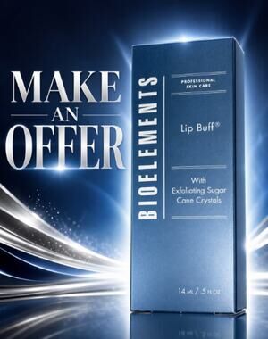 Bioelements Lip Buff Professional Skin Care Exfoliating Sugar Cane Crystals .5oz